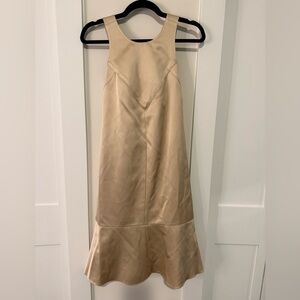 LAGERFELD‎ GALLERY Vintage Karl Lagerfeld Runway Couture Satin Dress RARE US 6